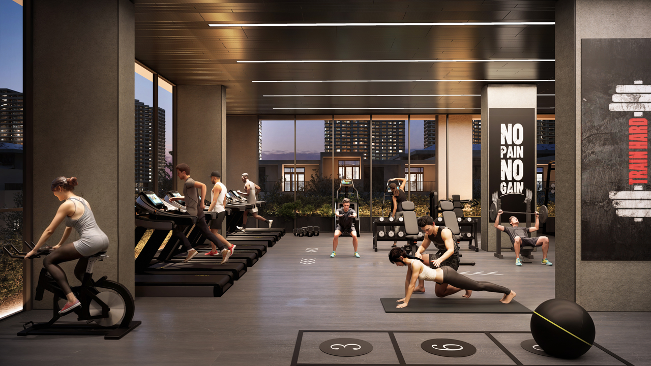 Khu tập gym Stella Icon