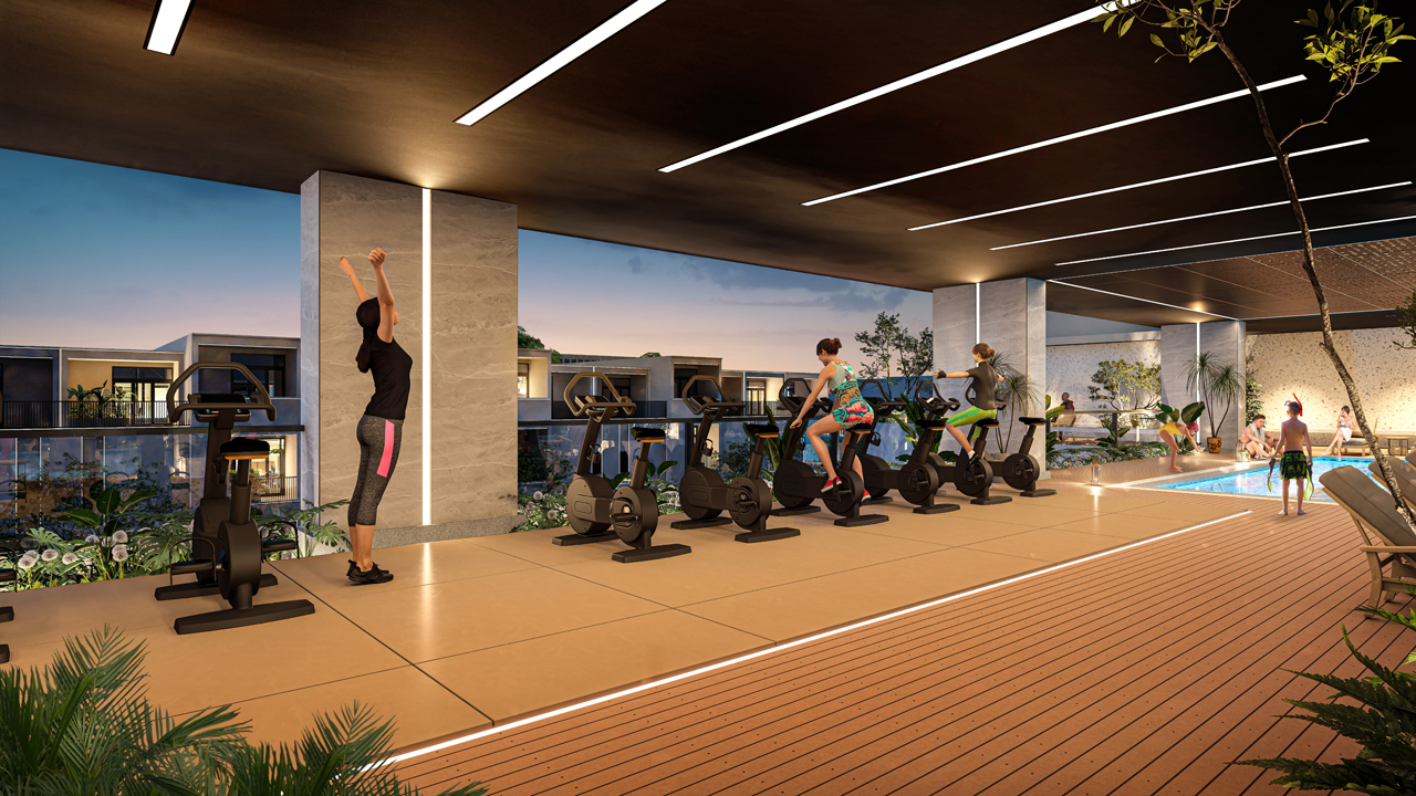 Khu tập gym Stella Icon